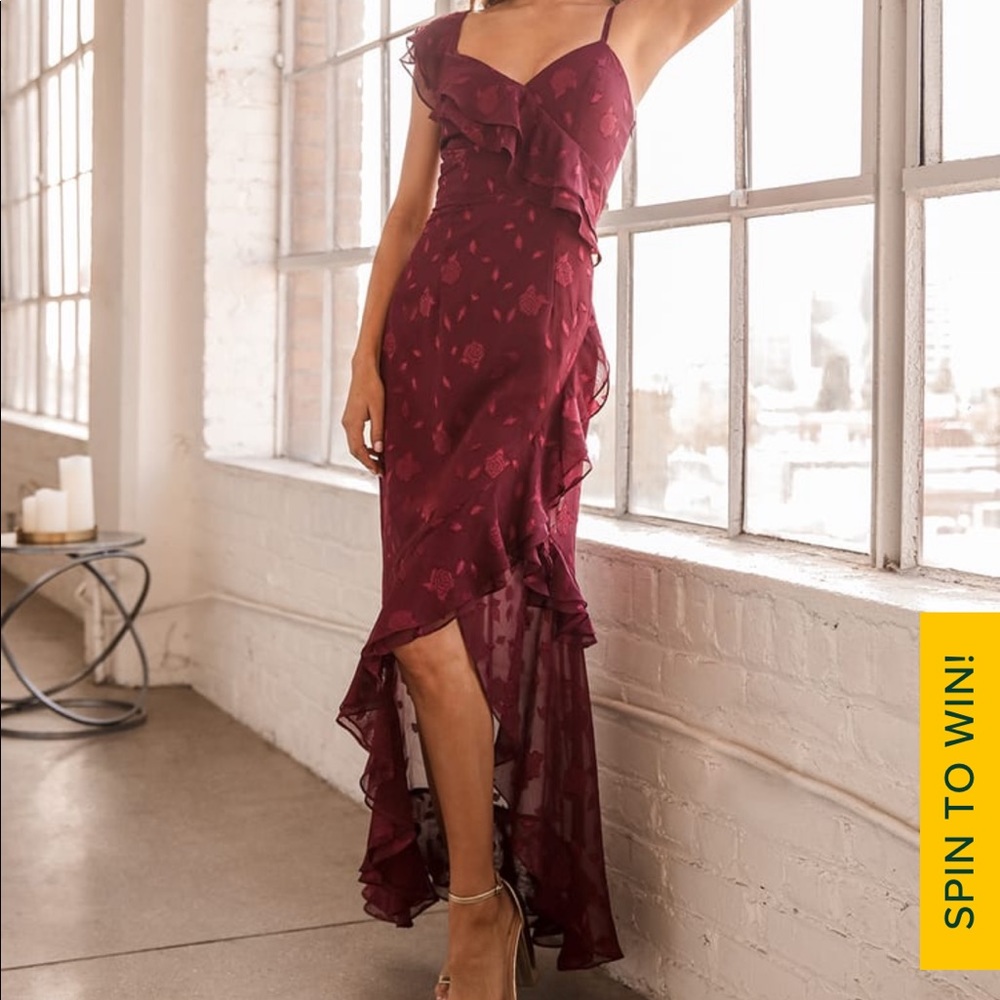 Lulus Burgundy Dress